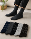 Classic Crosshatch Crew Socks Pack of 5