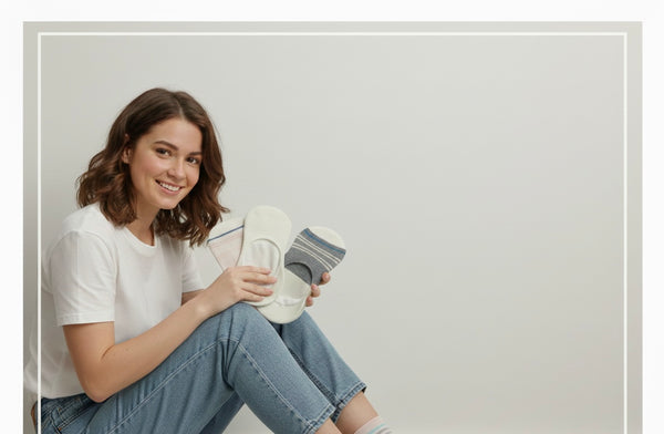 Neutral Stripe No-Show Pack of 3