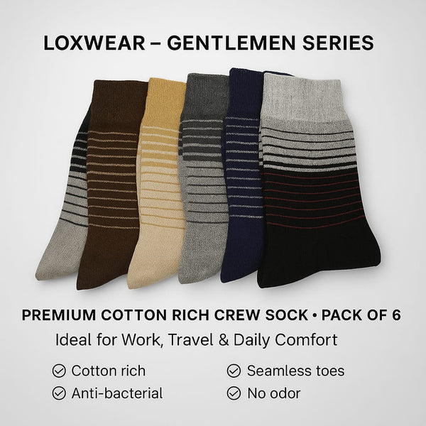 Office Stripes Pack of 6