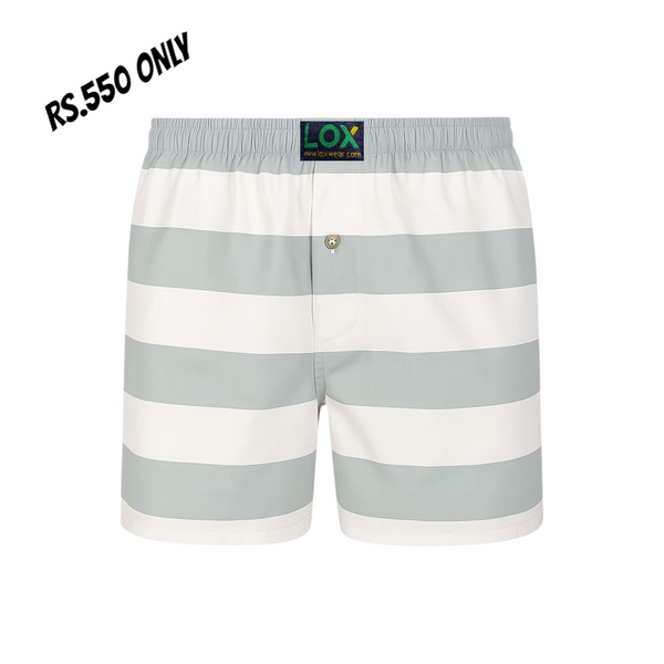 Bold Stripes Light Blue & White (LBW 0052)