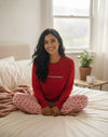 Dreamy Heart Nightsuit-Pink