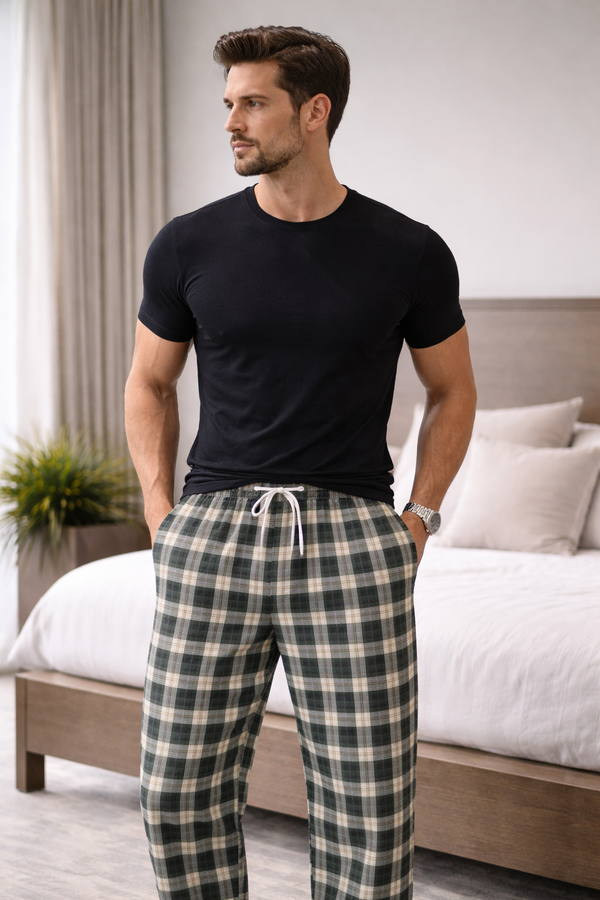 Midnight Plaid Set