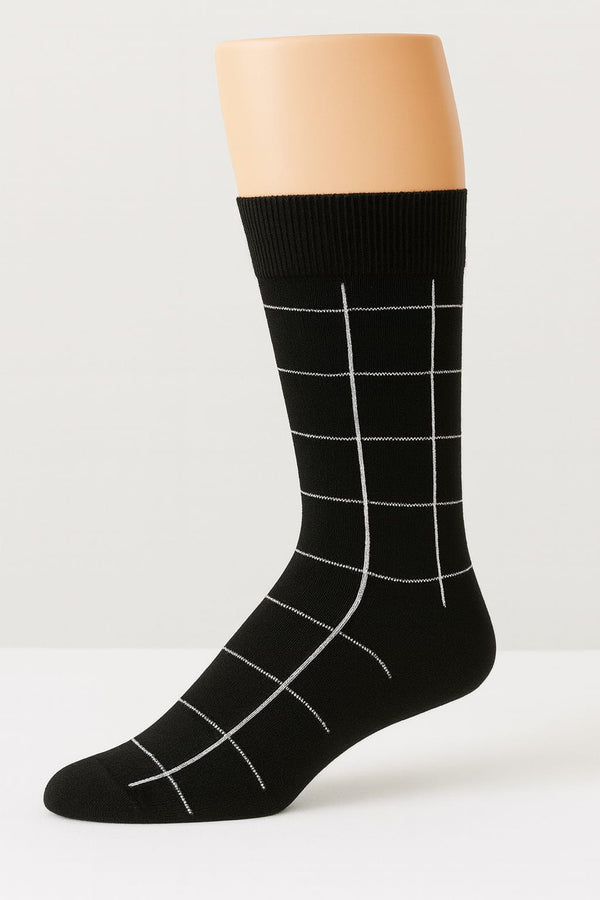 Executive Collection Black Crew Socks Pack of 5