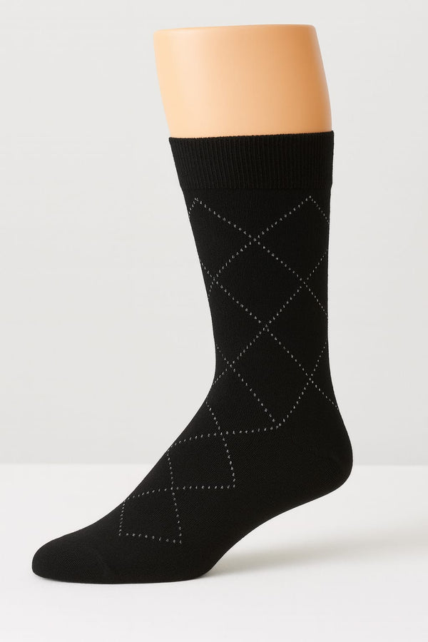 Executive Collection Black Crew Socks Pack of 5