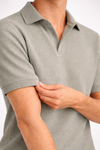 Texture Polo-Sage Green