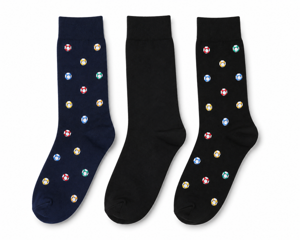 Goal Line Crew Socks Pack of