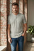Classic Waffle Henley-Mint Green