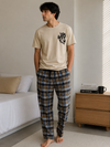 Beige & Check Comfort Set
