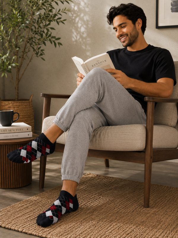 Argyle Ankle Pack of 3
