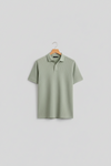 Texture Polo-Sage Green
