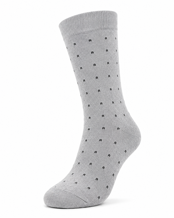 Dotted Classic Elegance Crew Socks Pack of 5
