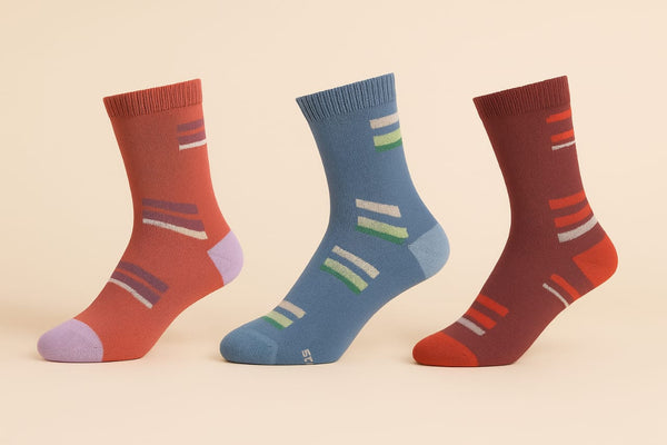 Vivid stripes (Pack of 3 pairs)