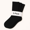 SensiSox Black Pack of 3