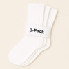 SensiSox White Pack of 3