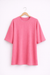 Calm Fit Tee - Dark Pink