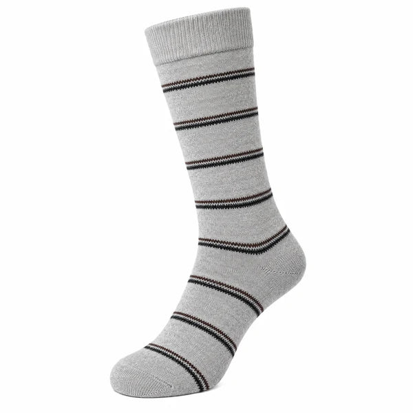 Executive Collection Grey Crew Socks Pack of 5