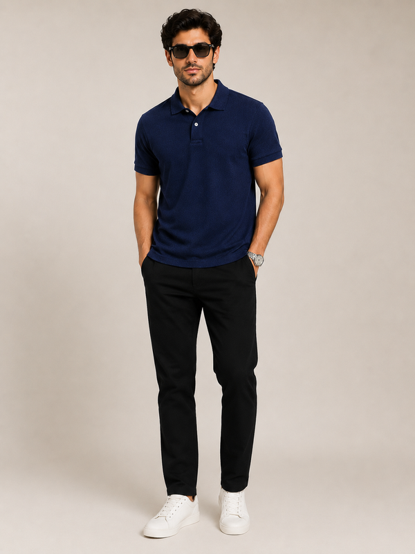 Elite Polo-Navy Blue