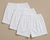 Classic White Boxers Pack of 3