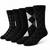 Executive Collection Black Crew Socks Pack of 5