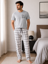 Double Shot Plaid Lounge 2 pcs