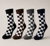The Check Vibes Crew Socks Pack of 4