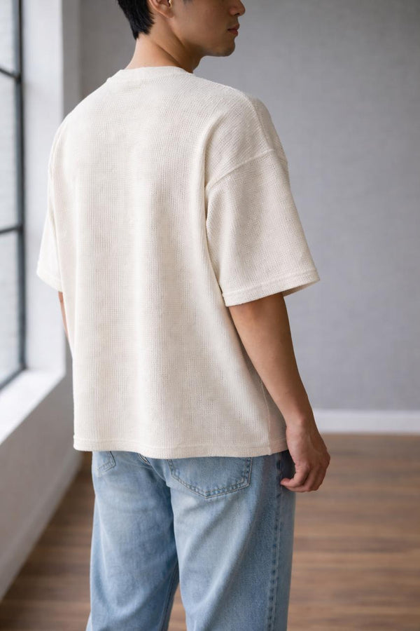 Aeris Honeycomb Tee - Light Coffee