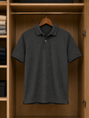 Elite Polo-Charcoal Grey