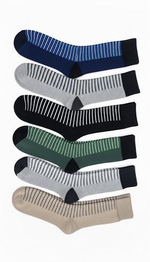 StripeFlex Crew Socks Pack of 5