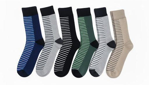 StripeFlex Crew Socks Pack of 5