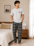 Downtime Plaid Set