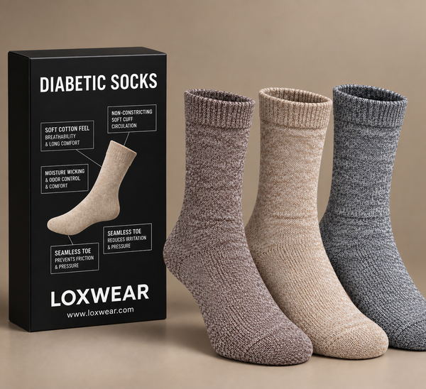 Neo SensiSox Melange Diabetic Socks Pack of 3