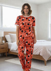 Coral Dot Comfort Set