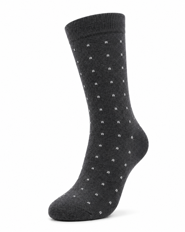 Dotted Classic Elegance Crew Socks Pack of 5