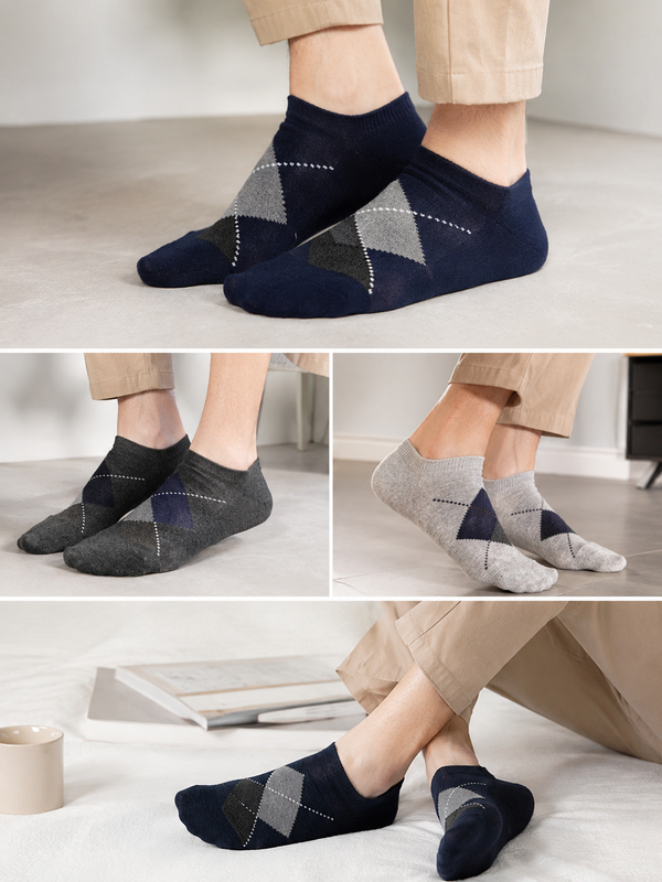 Argyle Ankle Basics Pack of 3