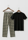 Midnight Plaid Set