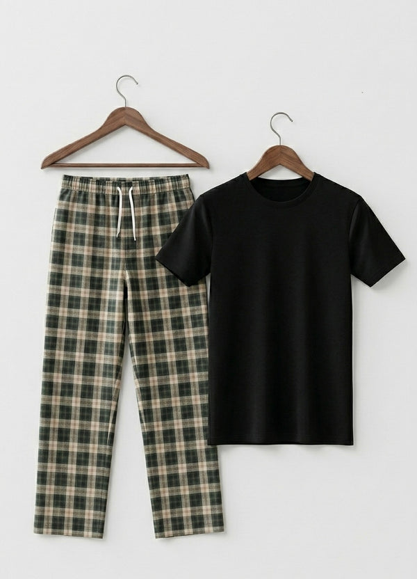 Midnight Plaid Set