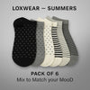 Dots & Stripes Pack of 6