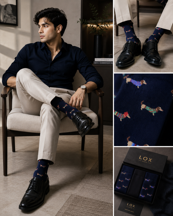 Festive Collection Crew Socks Pack of 3