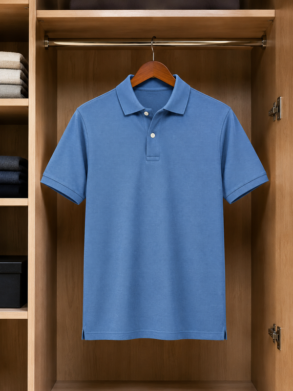 Elite Polo-Light Blue