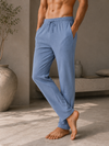 Textured Smart Trouser-Blueish Grey