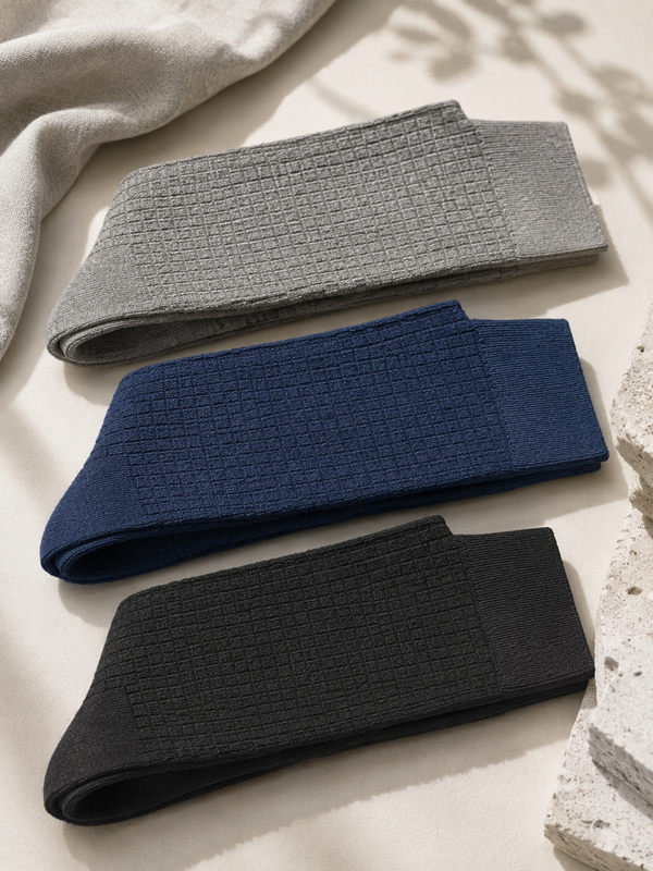 Elite Texture Crew Socks Pack of 3