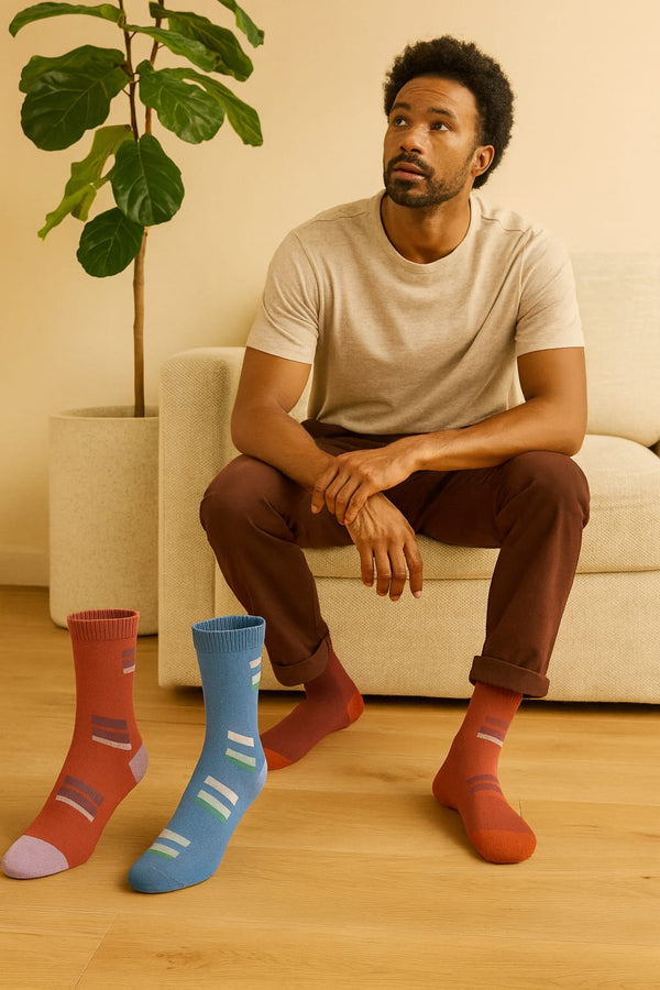 Vivid stripes (Pack of 3 pairs)