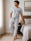 Double Shot Plaid Lounge 2 pcs