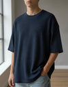 Aeris Honeycomb Tee - Navy Blue