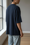 Aeris Honeycomb Tee - Navy Blue