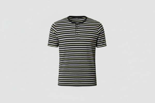 Multiline Classic Henley Tshirt