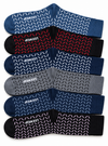 Crimson Edge Crew Socks Pack of 6