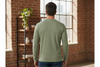 Classic Waffle Henley-Olive Green