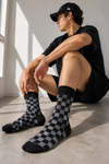 The Check Vibes Crew Socks Pack of 4
