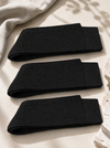 Elite Texture Crew Socks Black Pack of 3